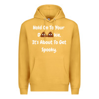 Mustard spooky halloween women and children Premium Hoodie - maiPhamDesign