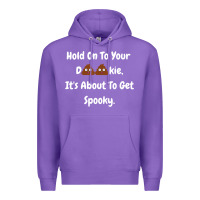 Purple spooky halloween women and children Premium Hoodie - maiPhamDesign