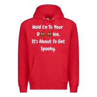 Red spooky halloween women and children Premium Hoodie - maiPhamDesign