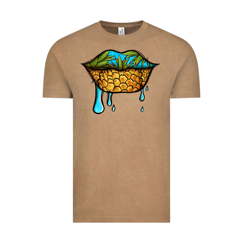 Summer Vibes Pineapple Lips Vintage Tee by Jasminsmagicworld | Teevron