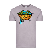 Vintage Zinc summer vibes pineapple lips Vintage Tee - Jasminsmagicworld