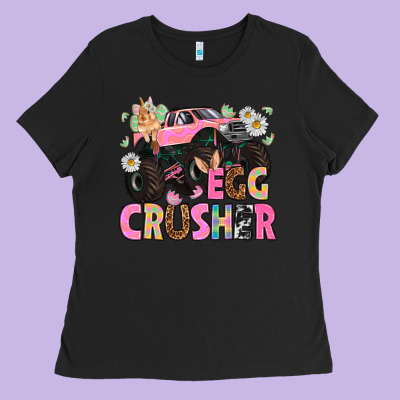 Egg Crusher Easter Day Ladies Tee Designed By Howdyjamesfarm