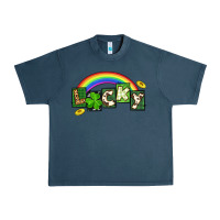 Midnight Navy Lucky St. Patrick's Day Urban Heavy Tee - CowGirlArtShop