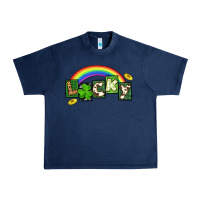 Navy Lucky St. Patrick's Day Urban Heavy Tee - CowGirlArtShop