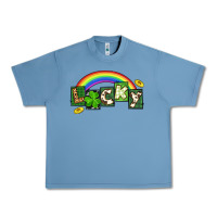 Pebble Blue Lucky St. Patrick's Day Urban Heavy Tee - CowGirlArtShop