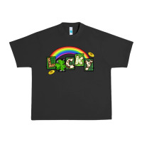 Pigment Black Lucky St. Patrick's Day Urban Heavy Tee - CowGirlArtShop