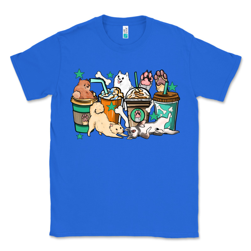 Dog Coffee Cups Classic Tee by HowdyJamesFarm | Teevron