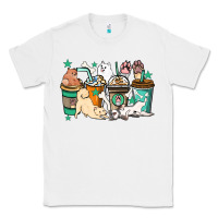 White Dog coffee cups Classic Tee - HowdyJamesFarm