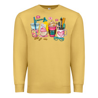 Antique Gold teacher coffee cup Premium Sweatshirt - AdoDesignShop
