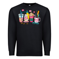 Black teacher coffee cup Premium Sweatshirt - AdoDesignShop
