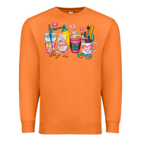 Carrot teacher coffee cup Premium Sweatshirt - AdoDesignShop