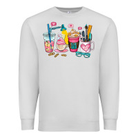 Dove Grey teacher coffee cup Premium Sweatshirt - AdoDesignShop