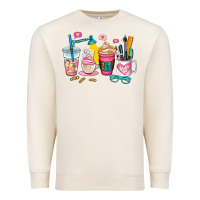 Sandshell teacher coffee cup Premium Sweatshirt - AdoDesignShop