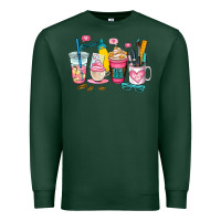 Sports Green teacher coffee cup Premium Sweatshirt - AdoDesignShop