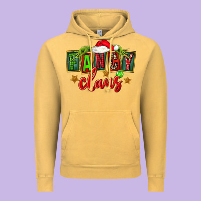 Christmas Fancy Claus Vintage Hoodie Designed By Fadigitalartstudio