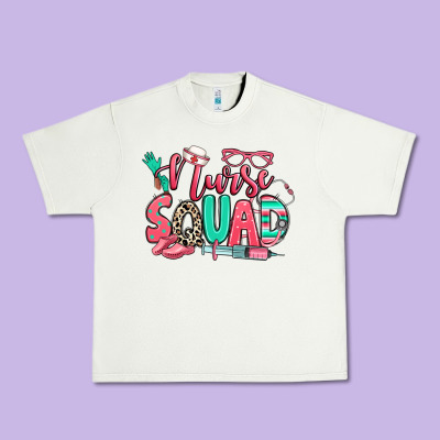 Nurse Squad Urban Heavy Tee Designed By Ranaportraitstore