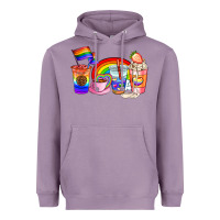 Lavender pride coffee cups Heavyweight Hoodie - AdoDesignShop