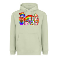 Matcha pride coffee cups Heavyweight Hoodie - AdoDesignShop
