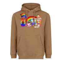 Toasted Coconut pride coffee cups Heavyweight Hoodie - AdoDesignShop