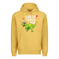 Antique Gold Mens Daddysaurus T Rex Dinosaur Daddy Family Matching Gifts Idea Premium Hoodie - maiPhamDesign