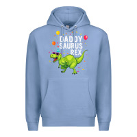 Colony Blue Mens Daddysaurus T Rex Dinosaur Daddy Family Matching Gifts Idea Premium Hoodie - maiPhamDesign