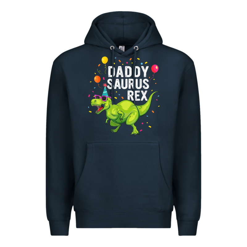 Mens Daddysaurus T Rex Dinosaur Daddy Family Matching Gifts Idea Premium Hoodie by maiPhamDesign | Teevron