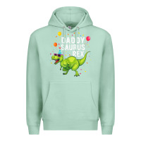 Seafoam Mens Daddysaurus T Rex Dinosaur Daddy Family Matching Gifts Idea Premium Hoodie - maiPhamDesign