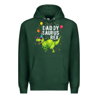 Sports Green Mens Daddysaurus T Rex Dinosaur Daddy Family Matching Gifts Idea Premium Hoodie - maiPhamDesign