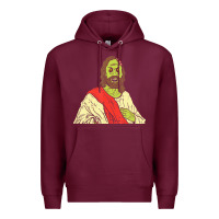 Burgundy zombie jesus halloween costume christian christ Premium Hoodie - maiPhamDesign