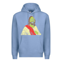 Colony Blue zombie jesus halloween costume christian christ Premium Hoodie - maiPhamDesign