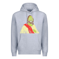 Heather Grey zombie jesus halloween costume christian christ Premium Hoodie - maiPhamDesign