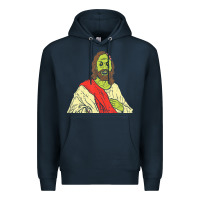 Navy zombie jesus halloween costume christian christ Premium Hoodie - maiPhamDesign