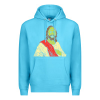 Ocean Blue zombie jesus halloween costume christian christ Premium Hoodie - maiPhamDesign