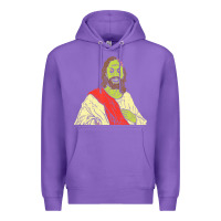 Purple zombie jesus halloween costume christian christ Premium Hoodie - maiPhamDesign