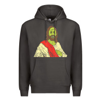 Smoke zombie jesus halloween costume christian christ Premium Hoodie - maiPhamDesign