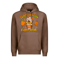 Chestnut pumpkin spice coffee club Premium Hoodie - CowhideDigitalArt
