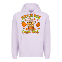 Lilac pumpkin spice coffee club Premium Hoodie - CowhideDigitalArt