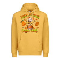 Mustard pumpkin spice coffee club Premium Hoodie - CowhideDigitalArt