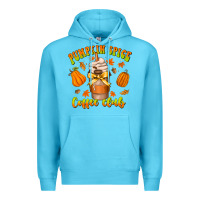 Ocean Blue pumpkin spice coffee club Premium Hoodie - CowhideDigitalArt