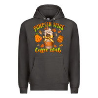 Smoke pumpkin spice coffee club Premium Hoodie - CowhideDigitalArt
