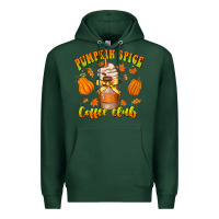 Sports Green pumpkin spice coffee club Premium Hoodie - CowhideDigitalArt