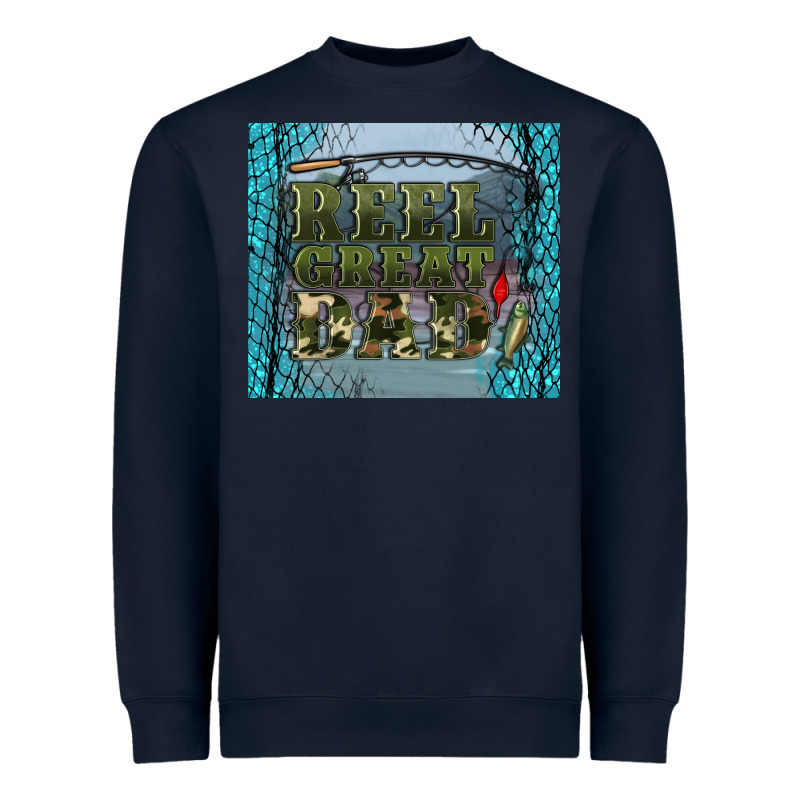 Reel Great Dad Heavyweight Sweatshirt by Artiststas | Teevron