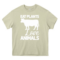 Mossy Eat Plants Love Animals Heavy Core Tee - Bettercallsaul