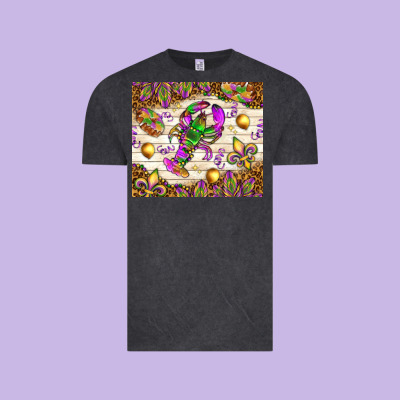 Mardi Gras With Crab Tumbler Vintage Tee Designed By Howdyjamesfarm
