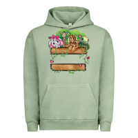 Pigment Oil Green zoo crew Urban Hoodie - JahusDesignShop