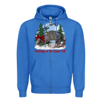 True Royal greetings of the season y'all with armadillo Zipper Hoodie - BarkalooDesign