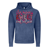 Vintage Denim be mine sweet valentine Vintage Hoodie - OliviaCreatesArt