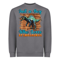 Storm just a boy who loves baby spinosaurus Heavyweight Sweatshirt - Artiststas