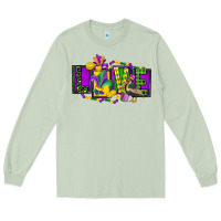 Matcha mardi gras love Long Sleeve Tee - FaDigitalArtStudio