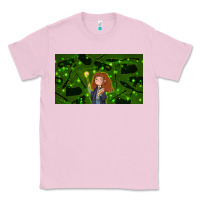 Bubblegum Pink wizard girl and cat Classic Tee - TumblerDesignByShophia